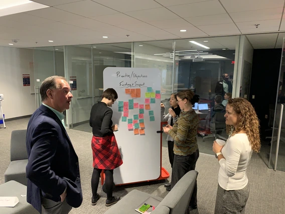 UR Alliance members discuss plans at the January 2025 retreat