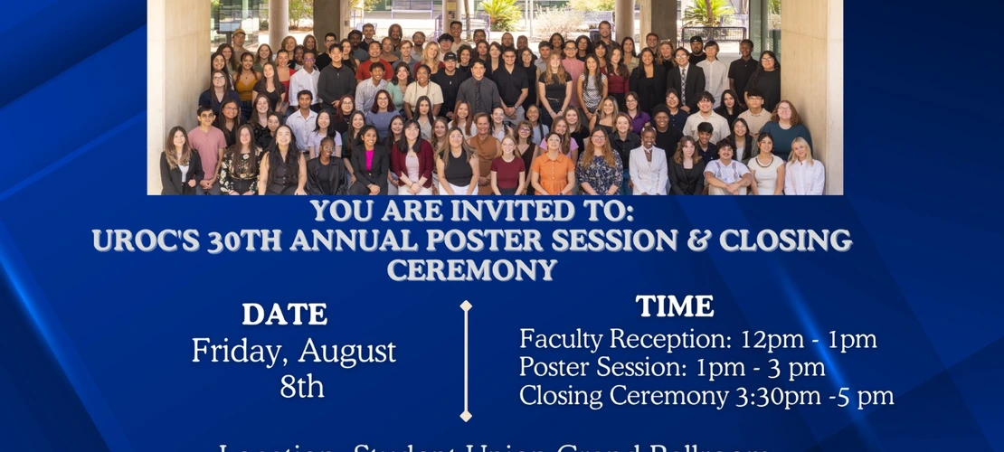 UROC'S 30th Annual Poster Session and Closing Ceremony 