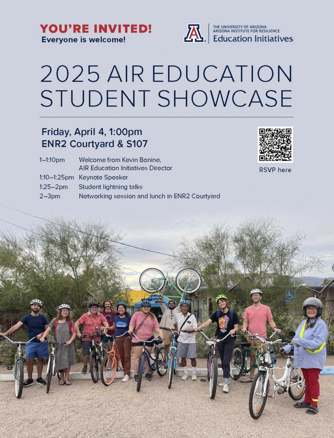 2025 AIR Education Student Showcase Friday, April 4, 2025 ENR2 Courtyard & S107