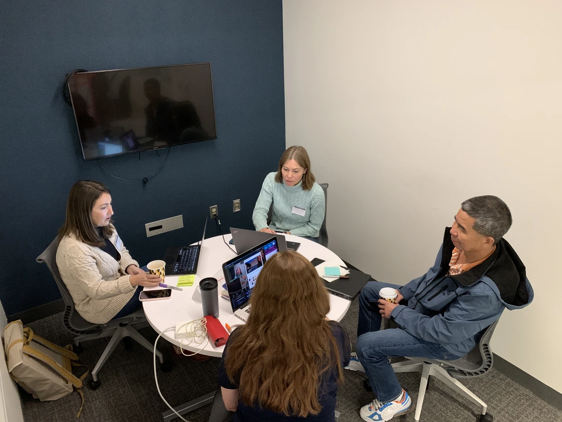 UR Alliance members discuss plans at the January 2025 retreat