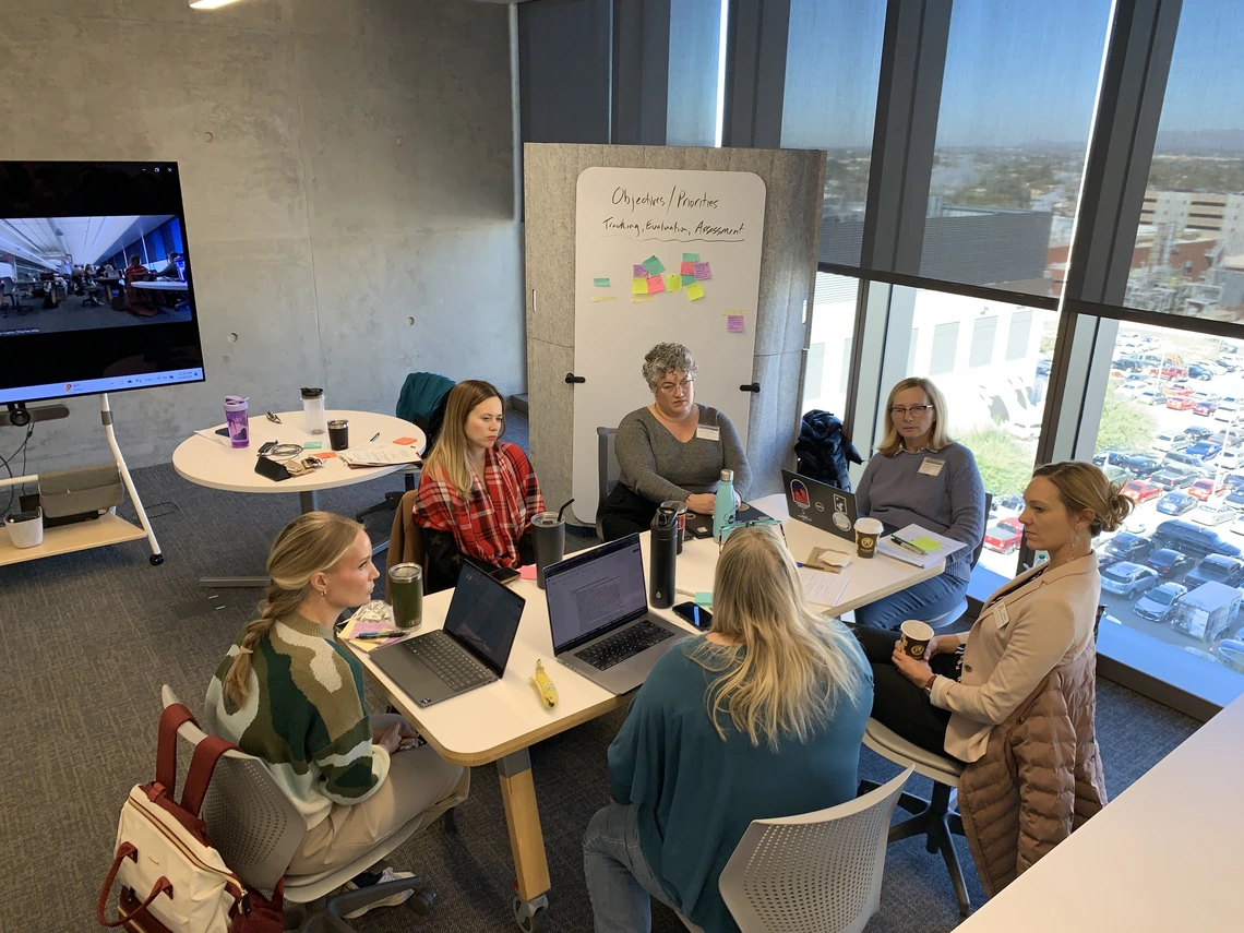 UR Alliance members discuss plans at the January 2025 retreat 2